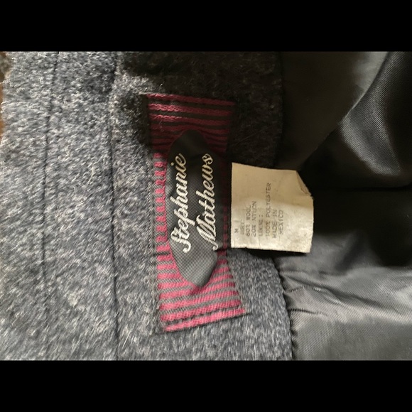 Stephanie Mathews pea coat jacket size Medium - - Picture 5 of 11